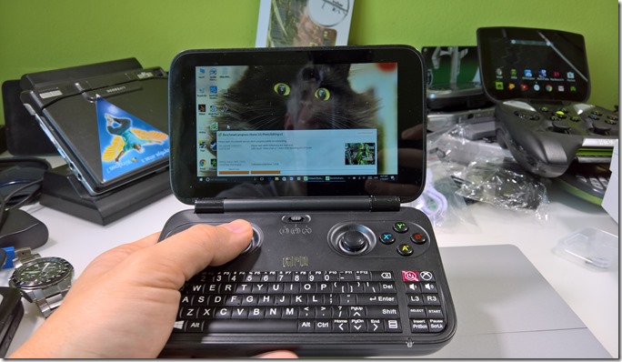 GPD Win ergonomic - one hand manipulations GPD Win ergonomic - one hand manipulations